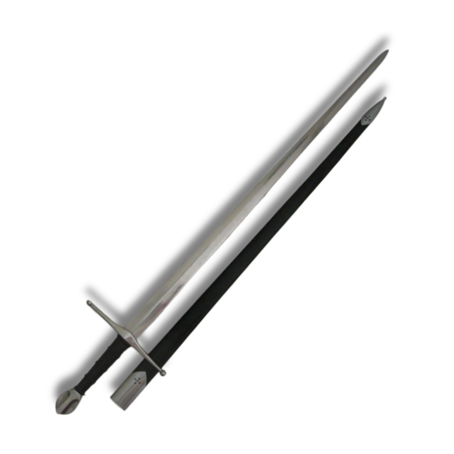 13th Century Crecy Medieval War Sword with scabbard