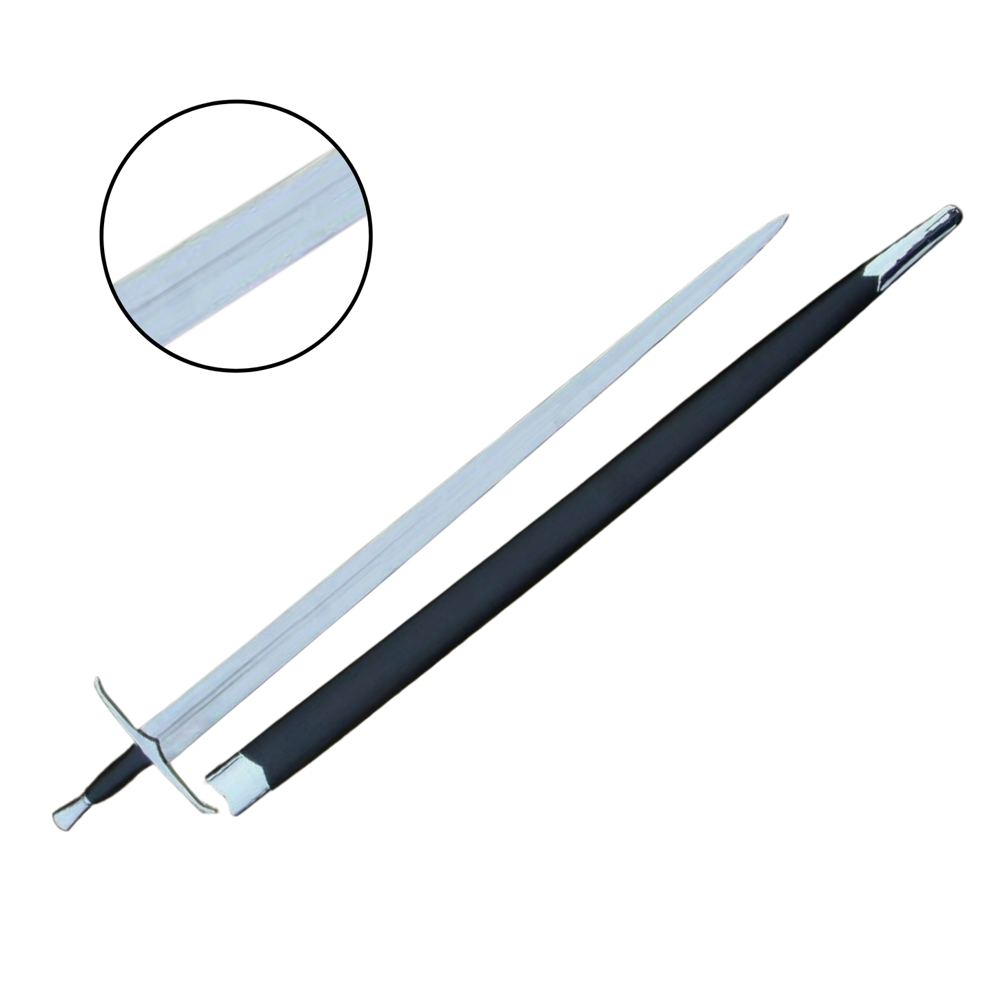 Hand-And-A-Half Sword with scabbard