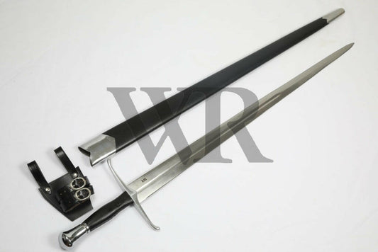 Hand-And-A-Half Sword with scabbards