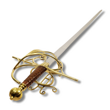 Load image into Gallery viewer, 16th Century Basket Hilt Rapier Sword
