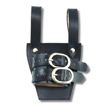 Load image into Gallery viewer, swords black leather scabbard

