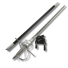 Load image into Gallery viewer, Dread Wind Swept Hilt Rapier with leather scabbard
