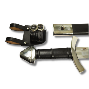 10th Century Viking Sword with leather scabbard