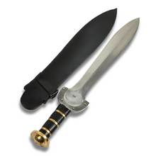 Load image into Gallery viewer, Celtic Short Sword with leather sacabbard
