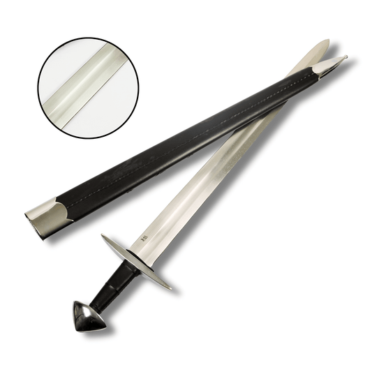 Ulfbehrt Sword with leather scabbard