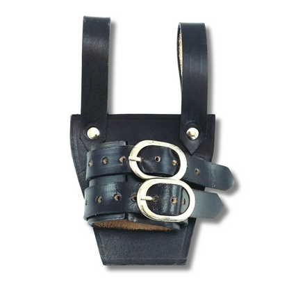 swords black leather scabbard