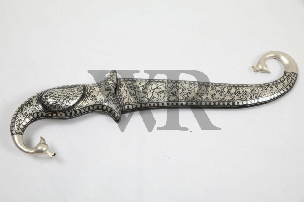 Medieval Mogul Koftgari Dagger in its scabbard
