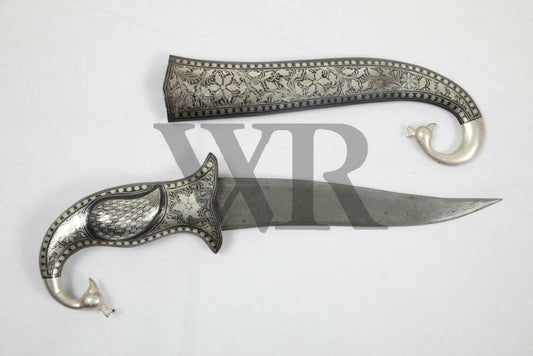 Medieval Mogul Koftgari Dagger with scabbard
